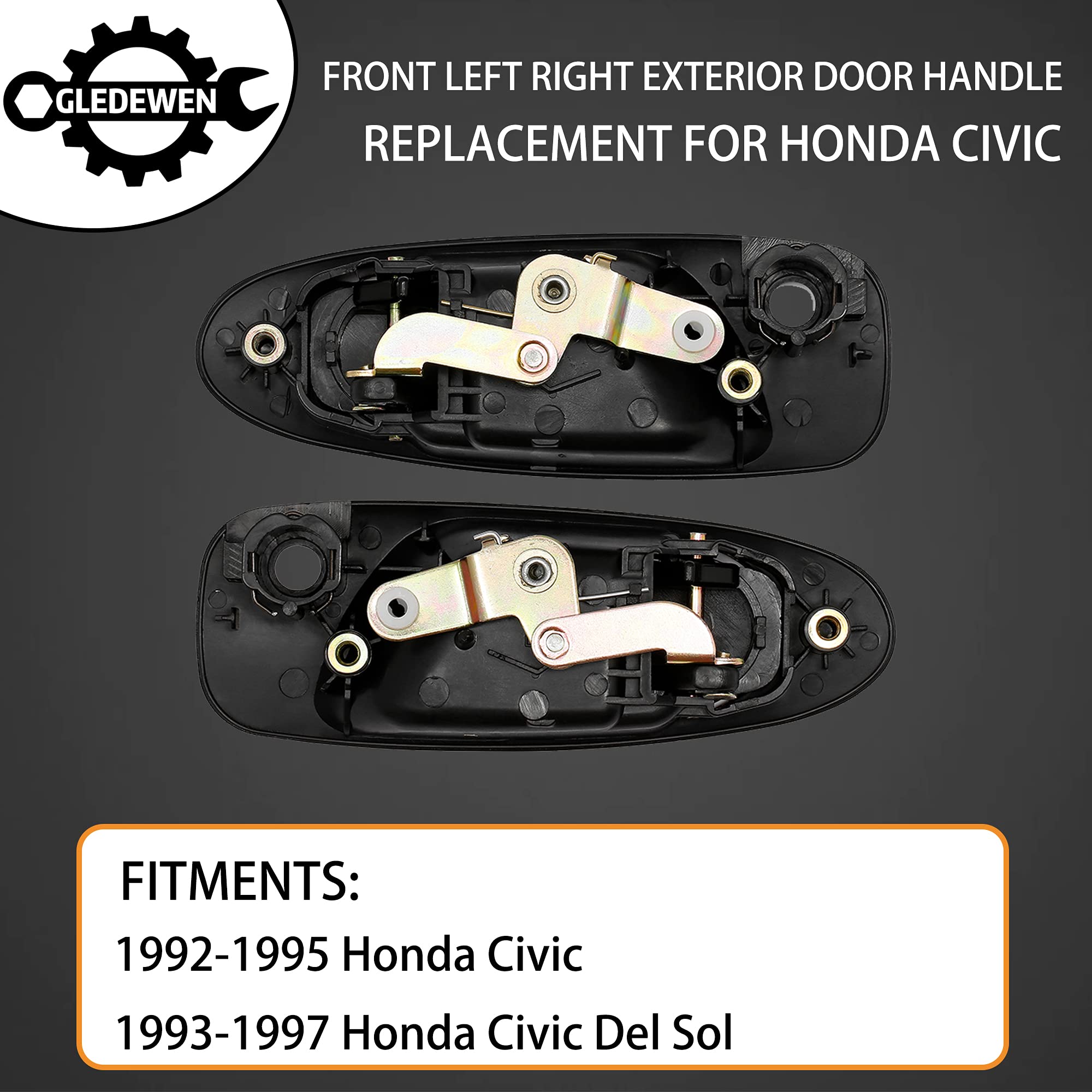 Amazon.com: Gledewen Exterior Door Handle Set, Compatible with